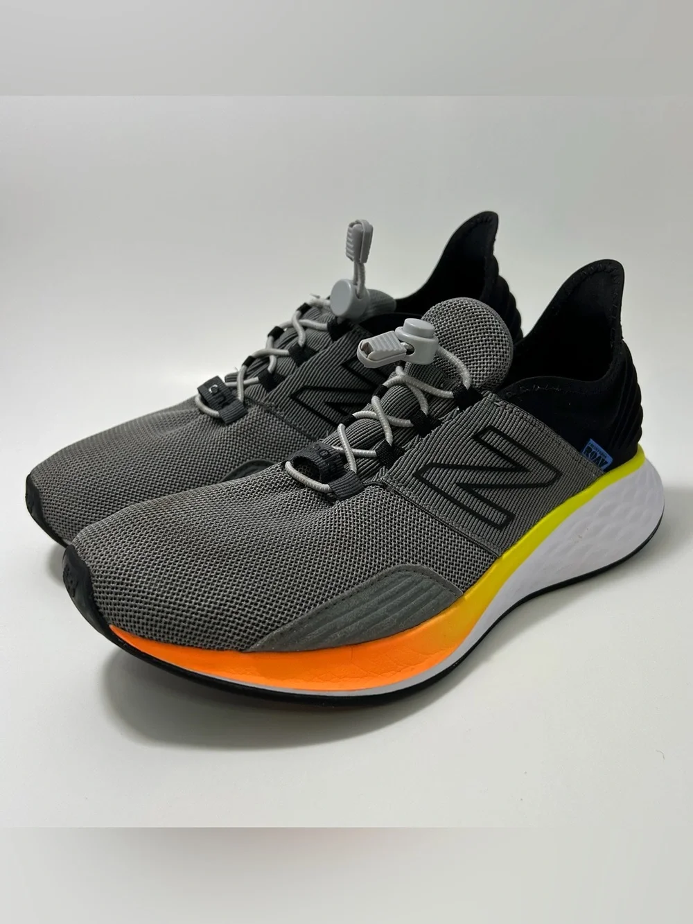 New Balance Fresh Foam Roav Mens 10.5 Gray MROAVGN Slip On Shoe Sneaker Athletic